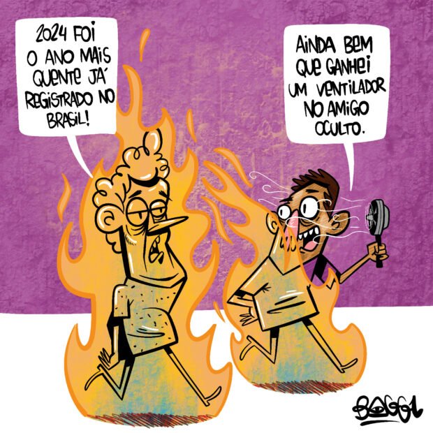 charge ano mais quente ventilador