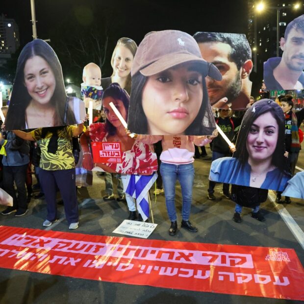 israel palestinian conflict hostages protest