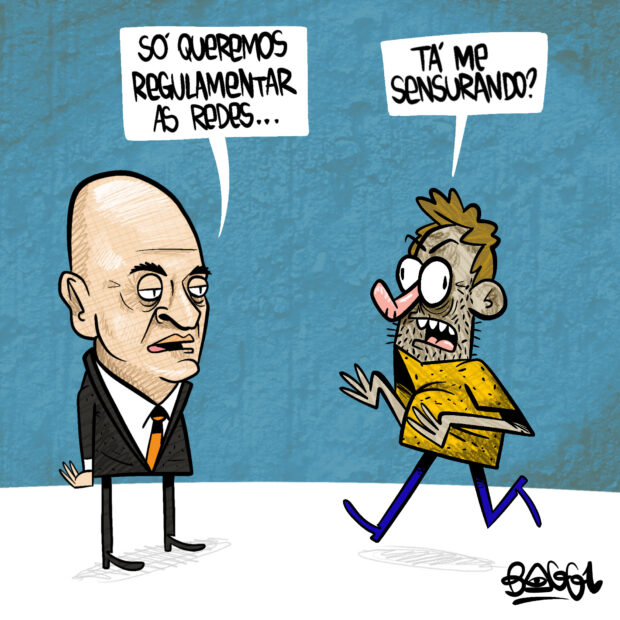 charge moraes regulamentação redes