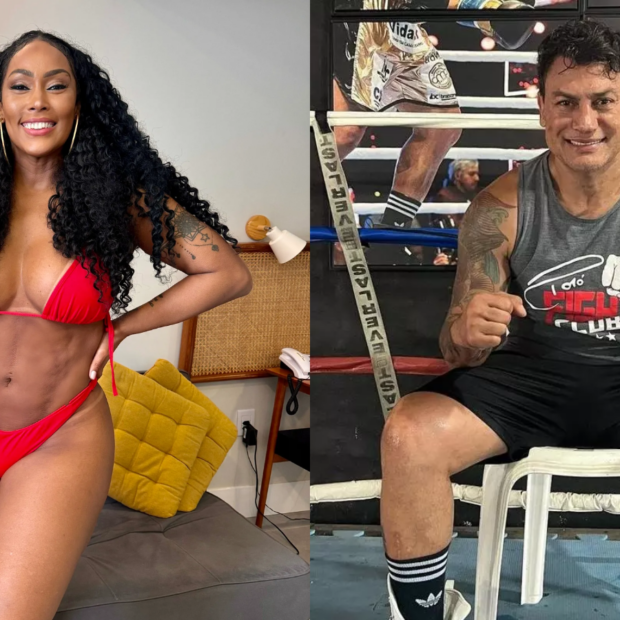 Rosiane Pinheiro relembra namoro relâmpago com o boxeador e desabafa: ‘Me apaixonei loucamente’