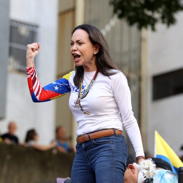 venezuela opposition protest machado
