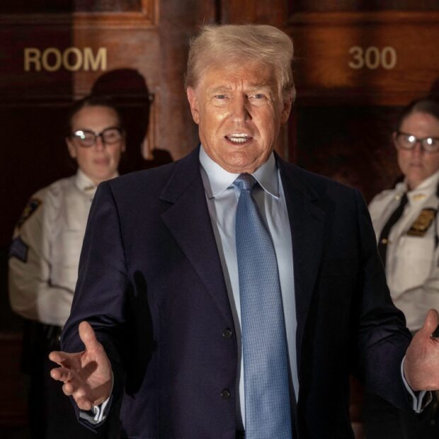 sentencing of donald trump over cover up of hush money paid to adult film actress stormy daniels