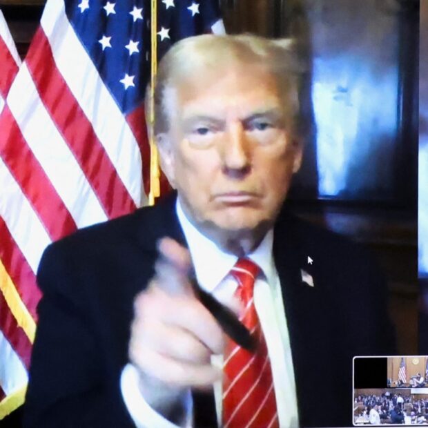 sentencing of donald trump over cover up of hush money paid to adult film actress stormy daniels