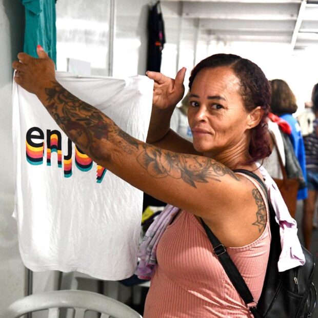 13.1. varal solidario. foto divulgacao sejus df personagem cristiane de souza