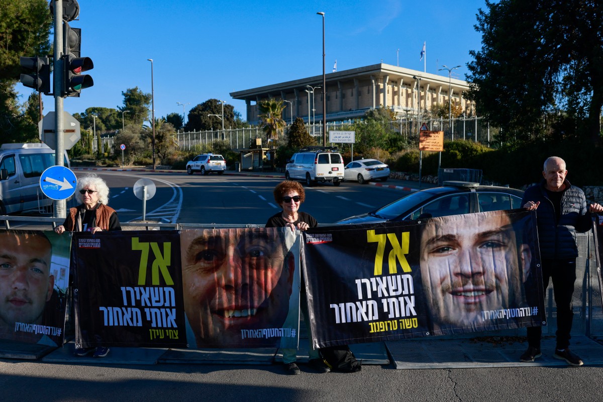 israel palestinian conflict hostages protest