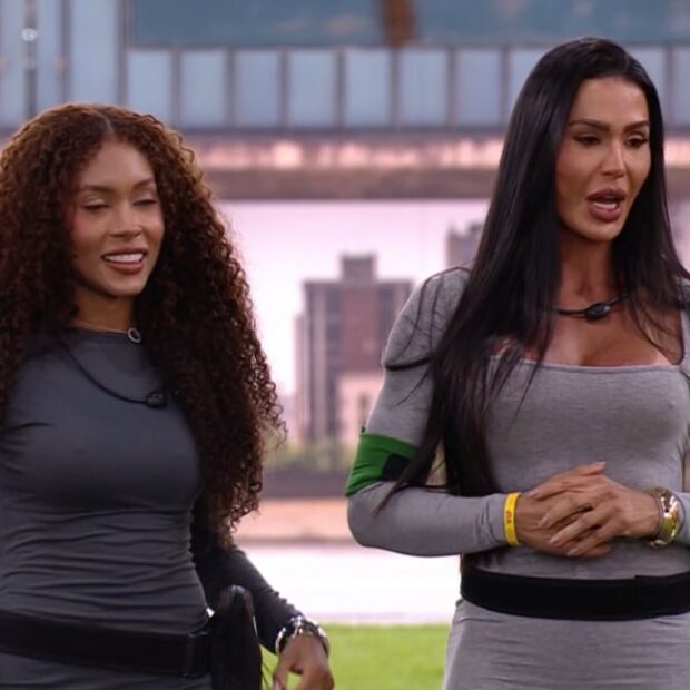 Gracyanne Barbosa também não gostou da fala do participante.