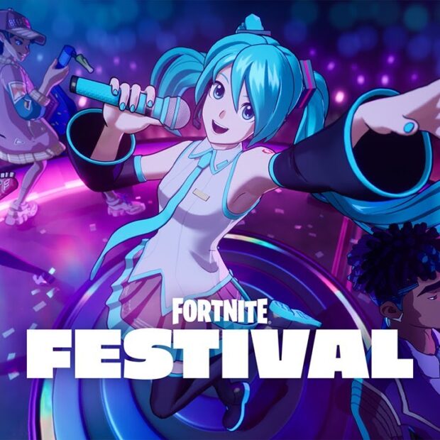Hatsune Miku chega no Fortnite como a Ícone da Temporada 7 do Festival.