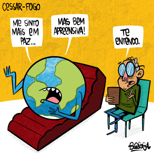 charge terra em paz cessar fogo