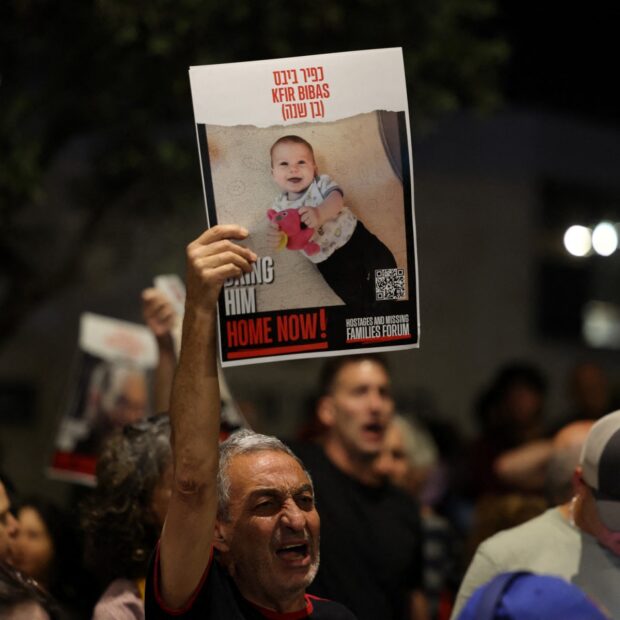 israel palestinian conflict hostages protest