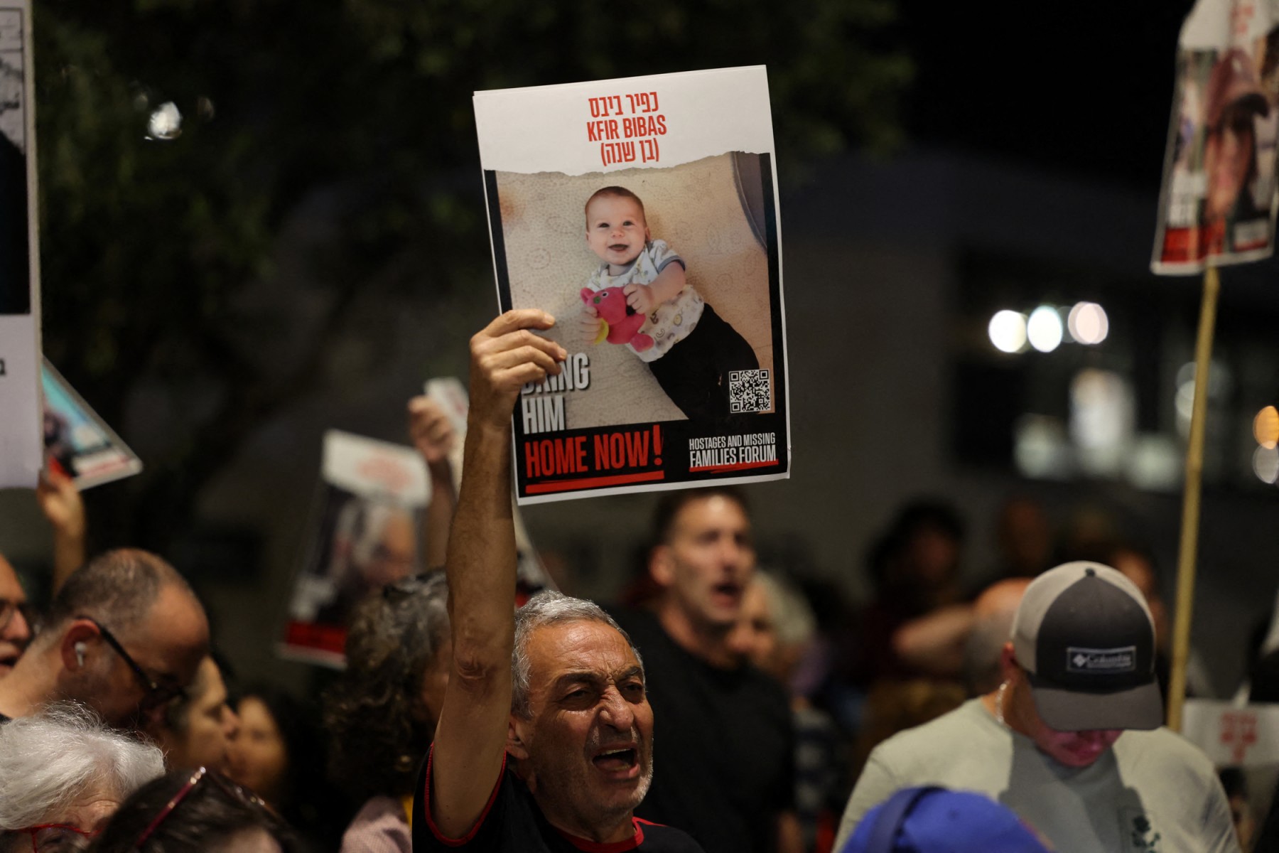israel palestinian conflict hostages protest