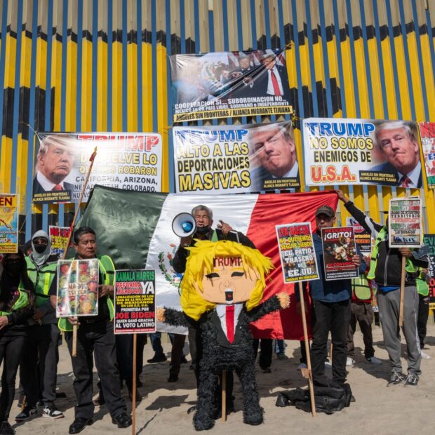 mexico us migration border protest