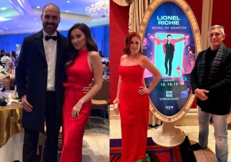 carla zambelli e esposa de eduardo bolsonaro se explicam nas redes por usarem vermelho nos eua