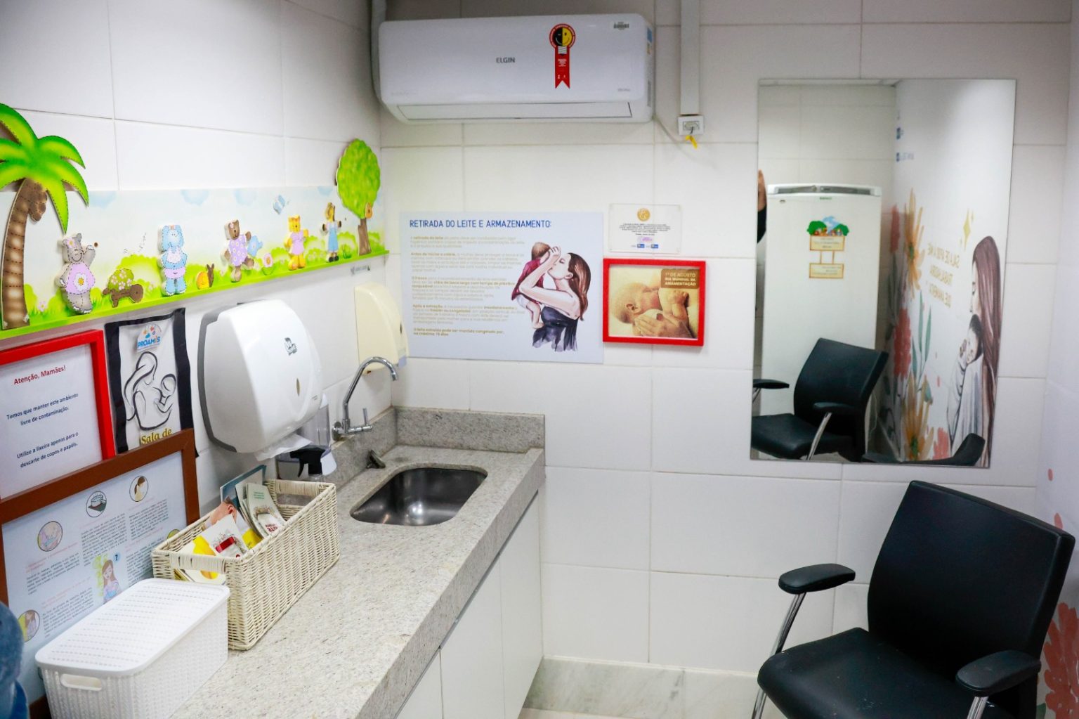 sala de amamentação