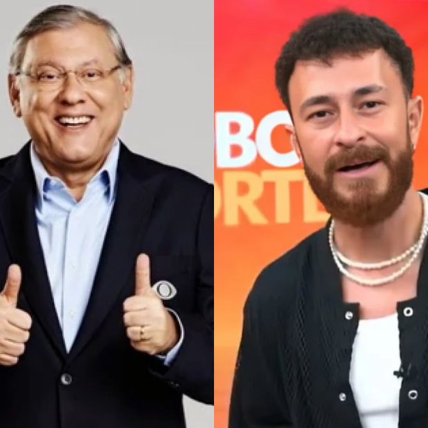 Fred não perde a chance de brincar com Milton, mas mantém o tom de respeito e amizade.