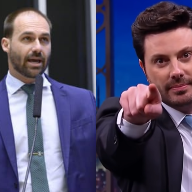 Troca de farpas entre apresentador e deputado volta a esquentar em novo ataque direto à atuação de Eduardo Bolsonaro!