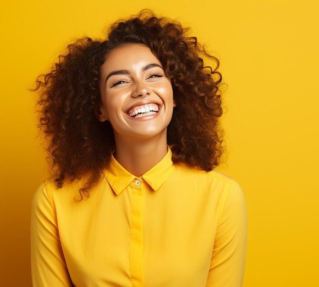 sunny positivity smiling individual radiant yellow backdrop 1021867 25256