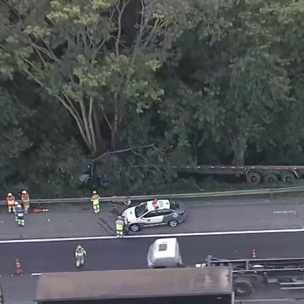406173 acidente com carreta no rodoanel deixa uma pessoa morta em sp