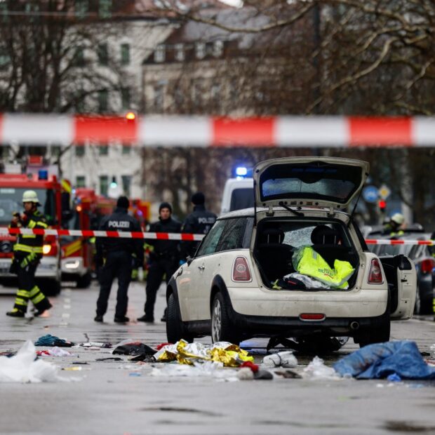 car drives into crowd in munich, several injured: german police