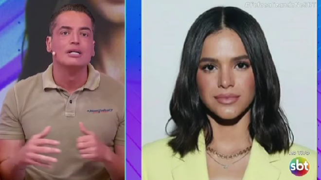 Apresentador do Fofocalizando reconheceu erro e elogiou a atriz após fazer comentários injustos sobre ela.