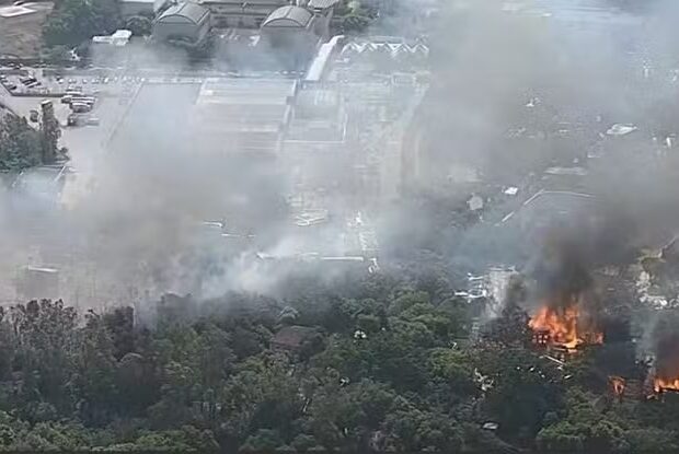 cidade cinematografica incendio globo