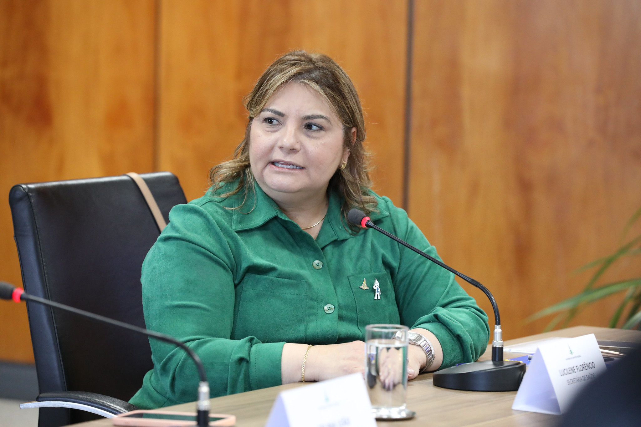 secretária de Saúde (SES) – Lucilene Maria Florêncio de Queiroz. .Foto: Paulo H Carvalho/Agência Brasília