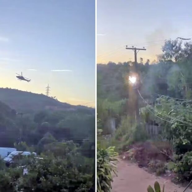 helicóptero tiros rio
