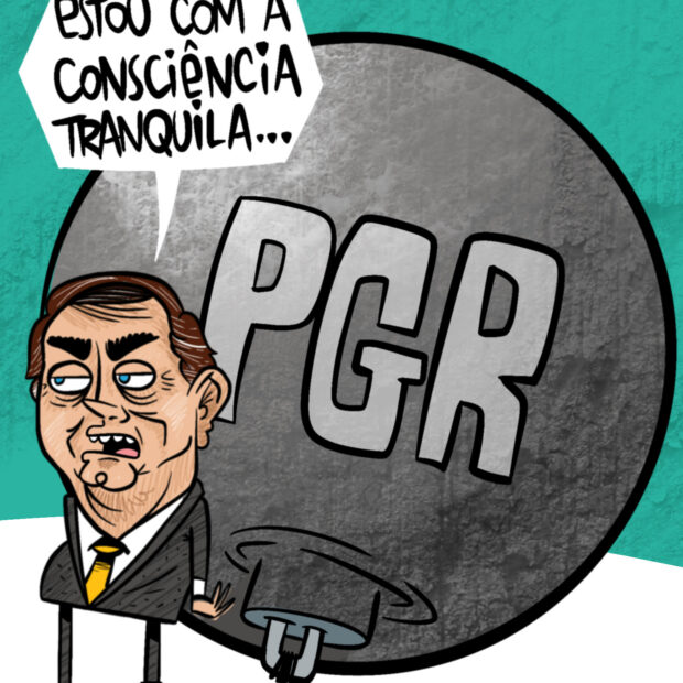 charge bolsonaro pgr consciência