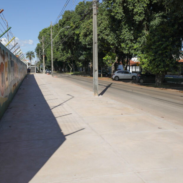 calçadas nos arredores de escolas no núcleo bandeirante são reformadas (1)
