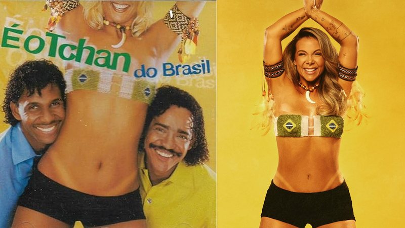 Eterna Loira do Tchan celebra 30 anos de carreira com looks nostálgicos