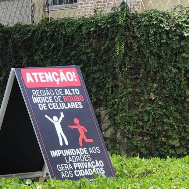 placas de roubos no ibirapuera
