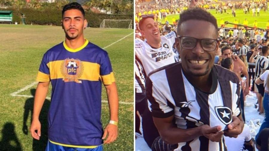 thiago marques gonçalves (esq.) e igor melo de carvalho (dir.) foram alvejados pelo policial militar da reserva carlos alberto de jesus na madrugada de 24 de fevereiro de 2025