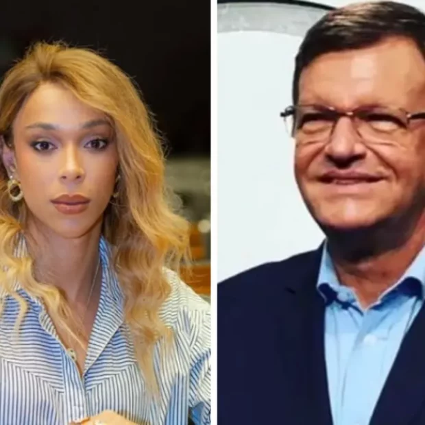 Enquanto o jornalista nega qualquer envolvimento com o caso, a deputada faz questão de afirmar que “transfobia é crime”.