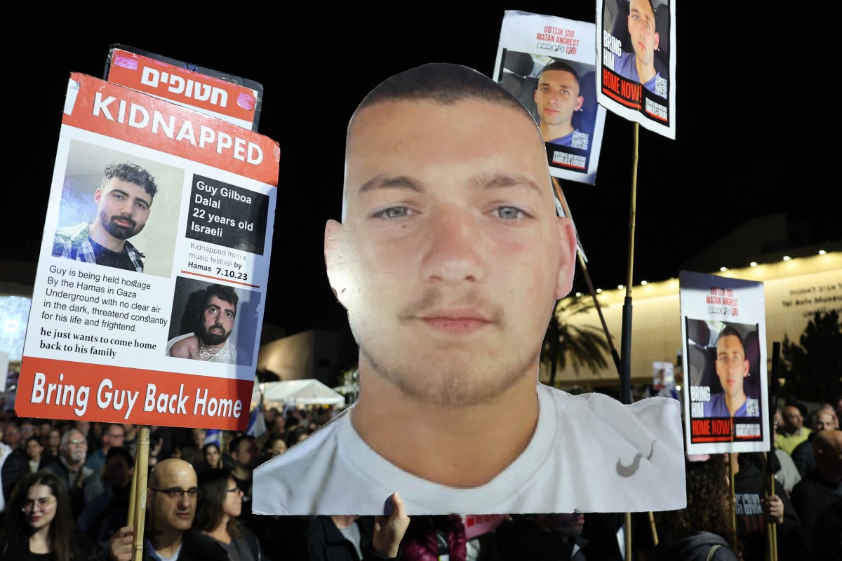 israel palestinian conflict hostages protest