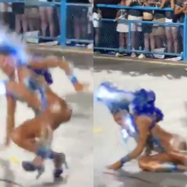 Esposa de Léo Santana escorrega na avenida, exibe arranhões e revela detalhes exclusivos sobre o incidente!