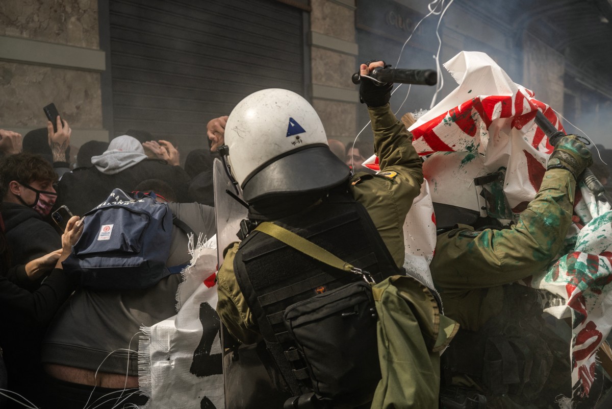 greece politics transport accident demo