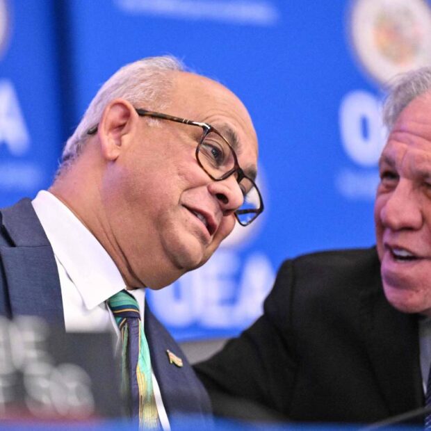 albert ramdin e luis almagro