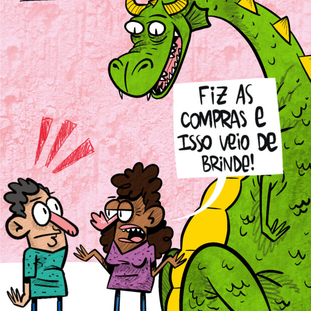 charge compras inflação brinde