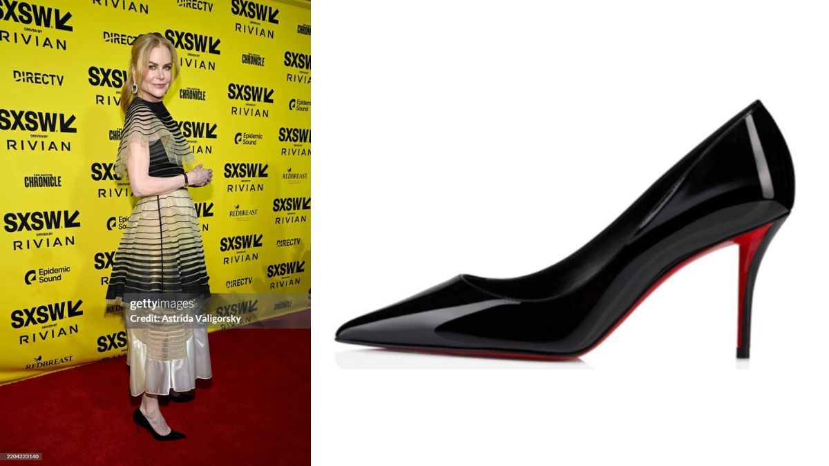 As aclamadas solas vermelhas brilharam no último fim de semana