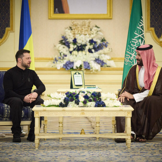 zelenski e o príncipe mohammed bin salman
