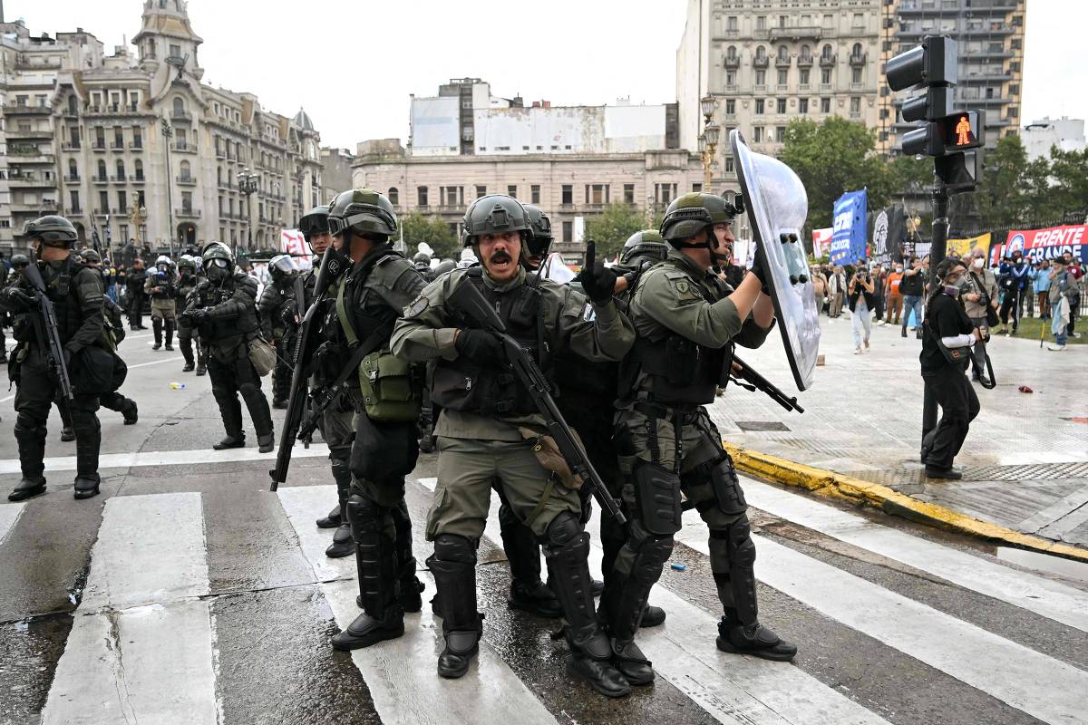 protesto argentina
