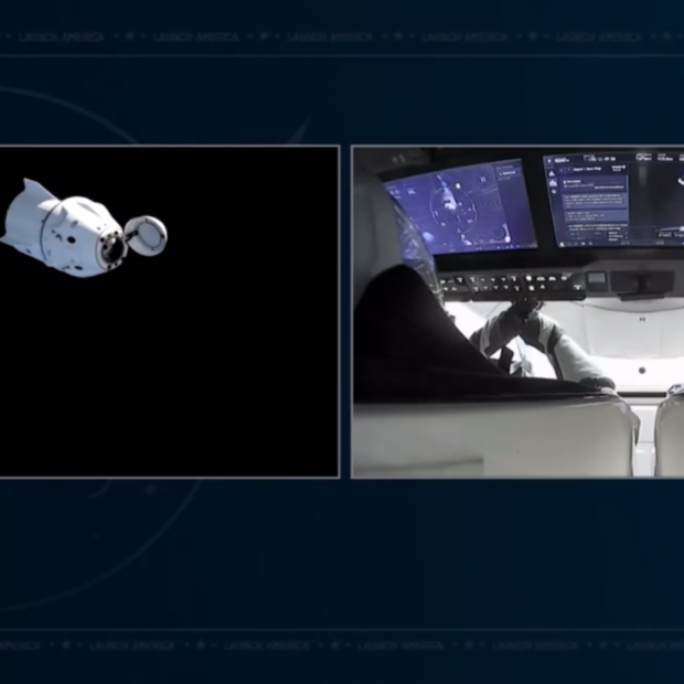 A NASA transmitiu ao vivo o desacoplamento da cápsula da SpaceX, que traz de volta os astronautas após meses na Estação Espacial Internacional!