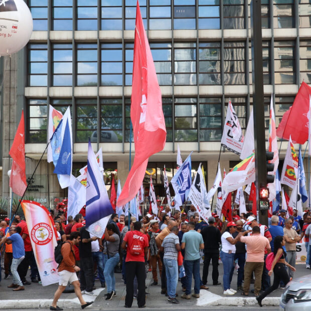 ato das centrais sindicais (sp).