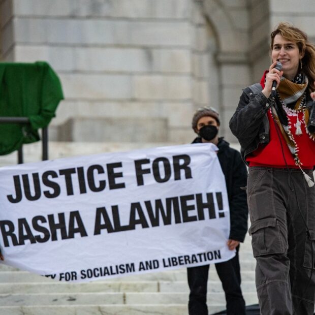 us politics education migrants protest
