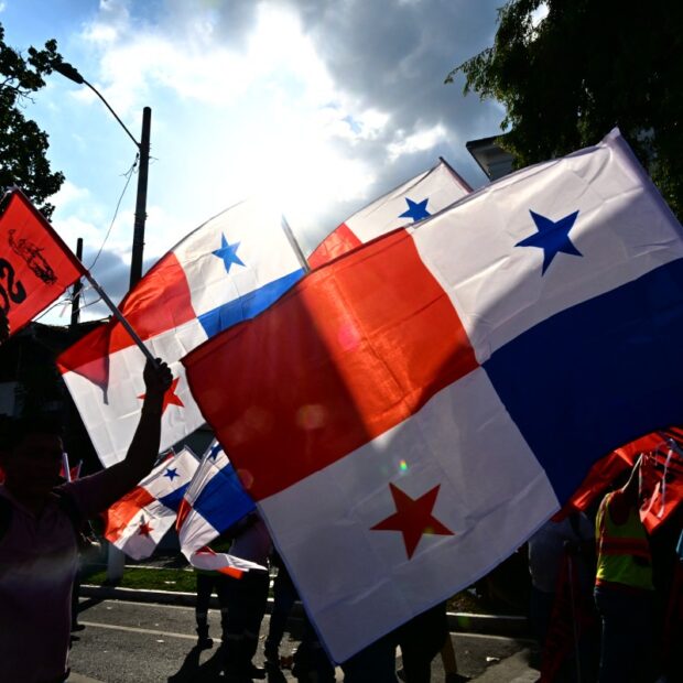 panama politics pension protest