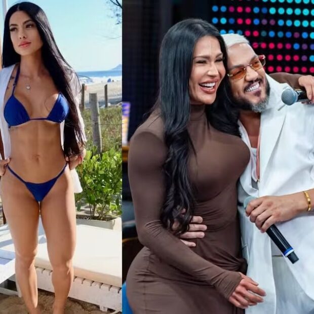 Rayane Figliuzzi se manifesta após plateia do Domingão com Huck pedir beijo entre o cantor e a ex-mulher!