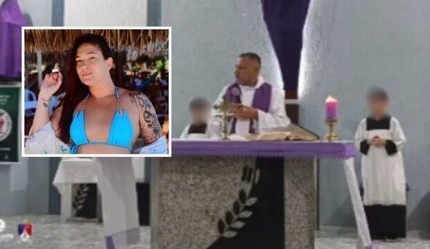 tiros que mataram mulher foram ouvidos em missa ao vivo no ce