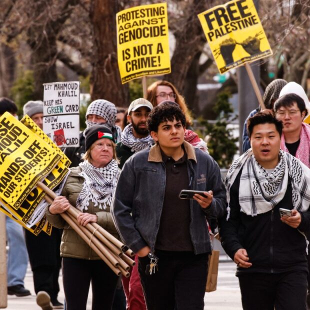 us israel palestinian conflict protest education
