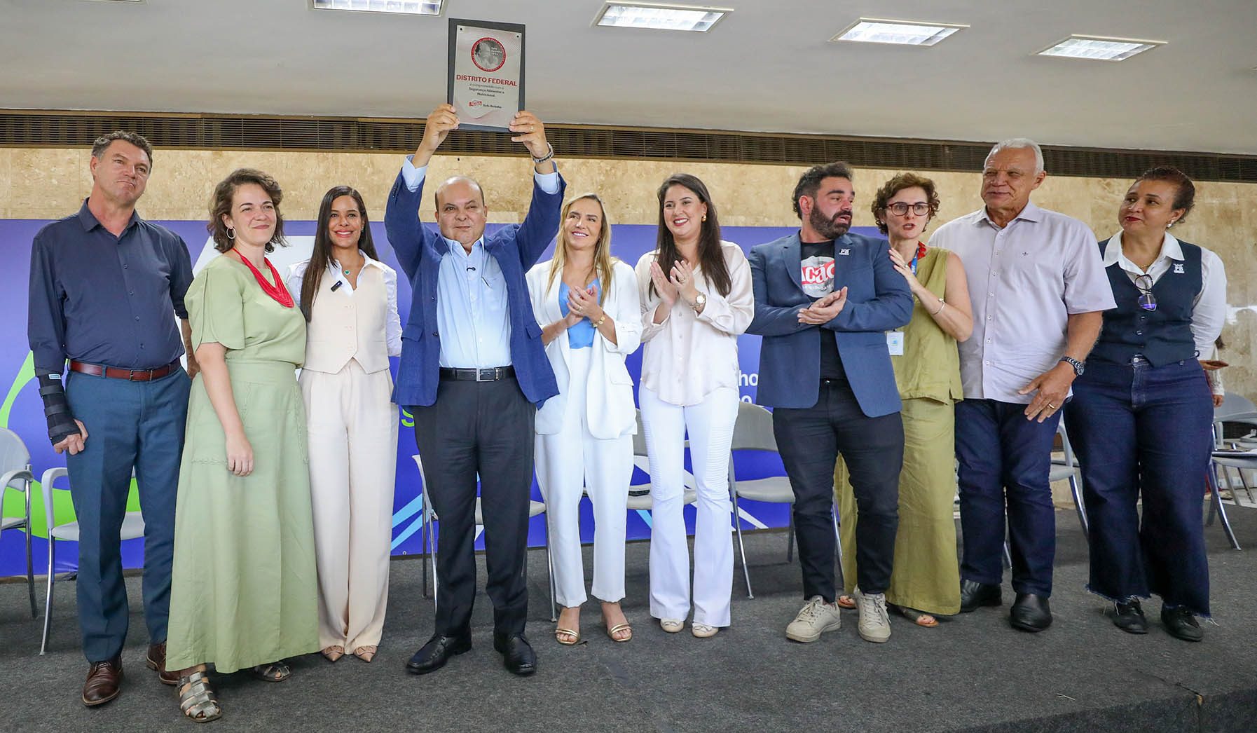 gdf recebe selo betinho foto renato alves agência brasília