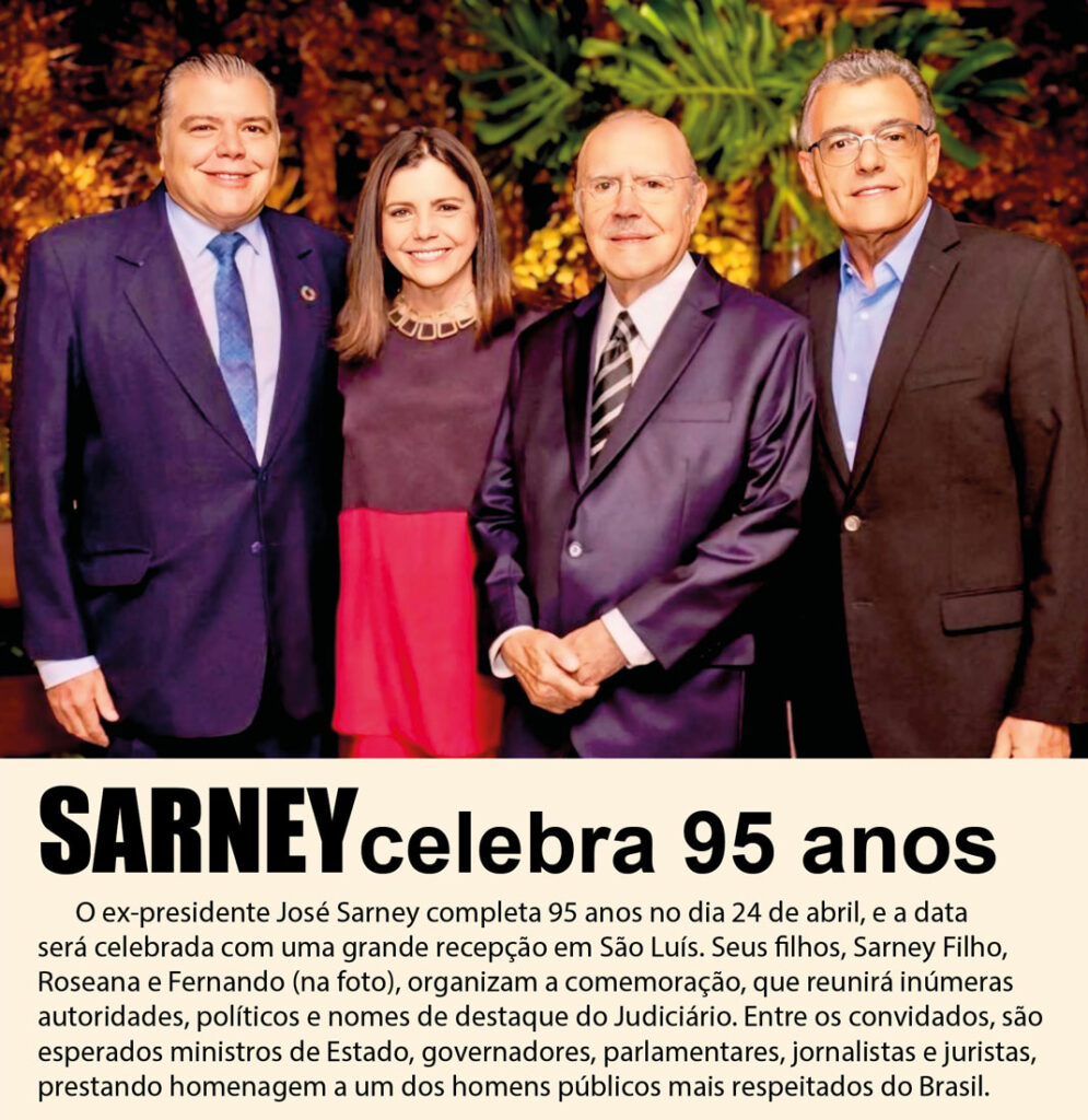 sarney 95 anos