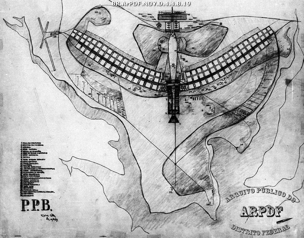 1972 nov b 19 plano piloto urbanista lucio costa lago projeto vencedor 1957 1960